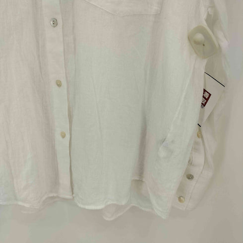 ザラ ZARA ポケット付きオーバーサイズガーゼシャツ レディース import:S