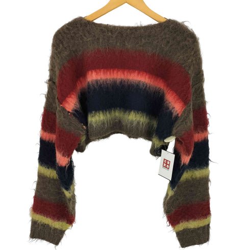 パーバーズ PERVERZE 24aw Double Stripe Top and Scarf レディース FREE