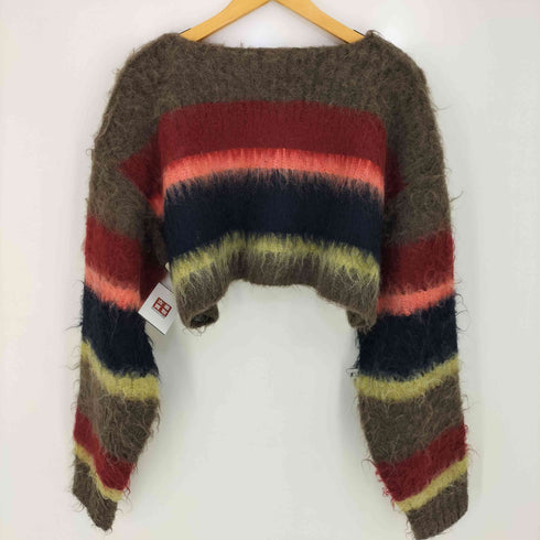 パーバーズ PERVERZE 24aw Double Stripe Top and Scarf レディース FREE