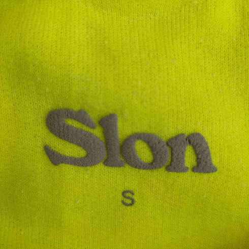 スロン SLON Logo Reversible Sweatshirt Safety Yellow メンズ JPN:S