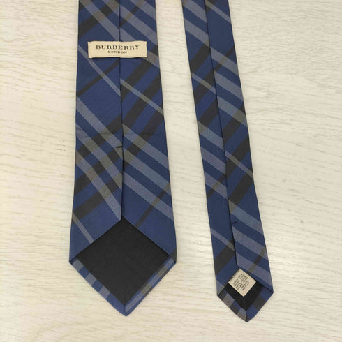 バーバリーロンドン BURBERRY LONDON チェック柄 シルクネクタイ メンズ