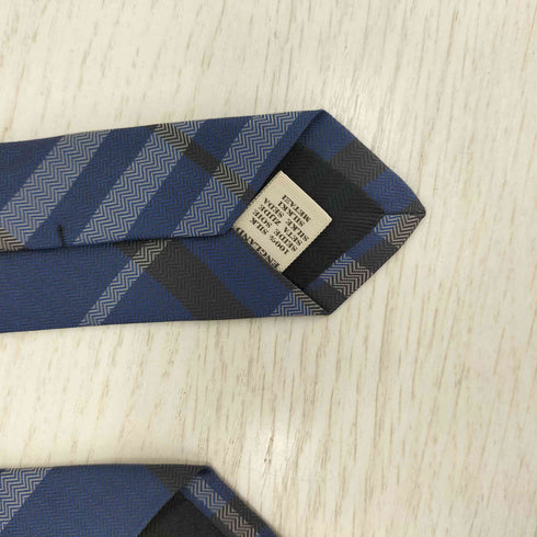 バーバリーロンドン BURBERRY LONDON チェック柄 シルクネクタイ メンズ