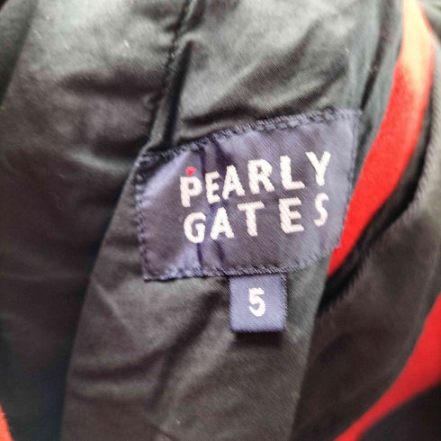 パーリーゲイツ PEARLY GATES 裏微起毛 ワッペン 刺繍 デニム ゴルフウェア メンズ JPN:4