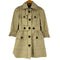 バーバリーブルーレーベル BURBERRY BLUE LABEL 裏地ノバチェック トレンチコート レディース FR:36