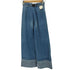 リーバイス Levis 70~80s 42TALON ロールアップ シンチバック ワイドデニムパンツ レディース