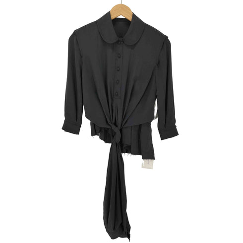 COMMISSION / コミッション TIE BLOUSE シルク100 タイブラウス レディース 2