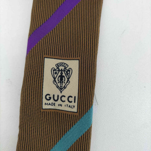 グッチ GUCCI ストライプ シルクネクタイ メンズ