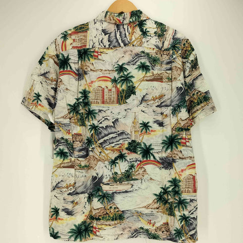 COPPER KING USA製 レーヨン S/S 半袖 アロハ シャツ メンズ