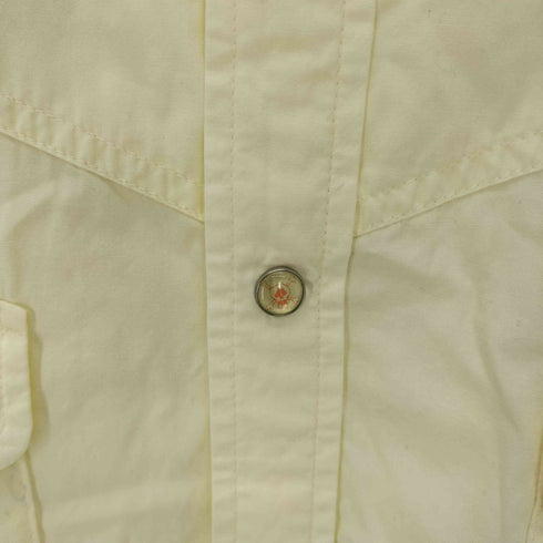 ステューシー Stussy 90S USA製 紺タグ Skull & Bones S/S REGULAR COLLAR SHIRT スカル&ボーンボタン レギュラーカラーシャツ メンズ import:XL