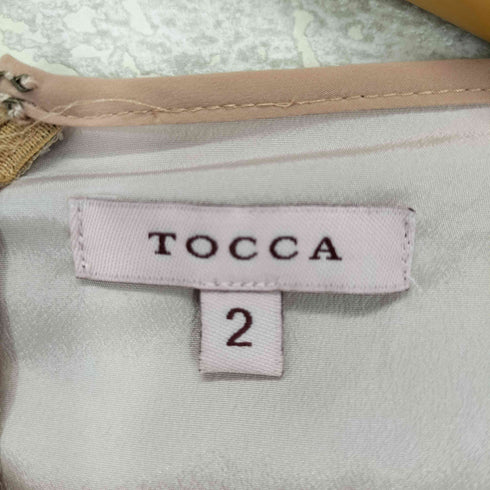 トッカ TOCCA 花柄 ノースリーブ ワンピース レディース 2
