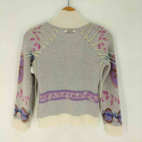 LOVETT / ORNATE TIE SWEATER レディース import:M