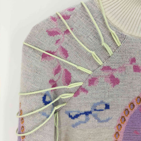 LOVETT / ORNATE TIE SWEATER レディース import:M
