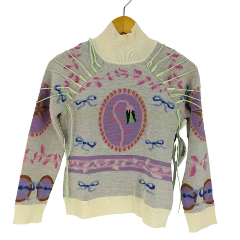 LOVETT / ORNATE TIE SWEATER レディース import:XS