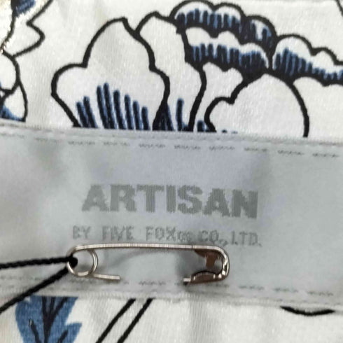 アルチザン ARTISAN ボタニカル柄 ダブルジップ フーデット コート レディース 7