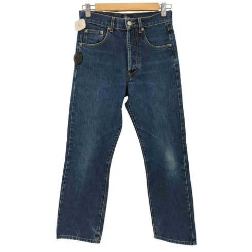 ステューシー Stussy 90-00s USA製 OLD 紺タグ ボタンフライ ストレート デニムパンツ メンズ US:28-29