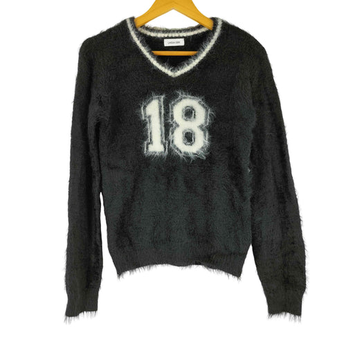 ラグアジェム LAGUA GEM NUMBER SHAGGY KNIT ナンバーシャギーニット レディース FREE