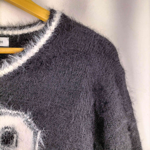 ラグアジェム LAGUA GEM NUMBER SHAGGY KNIT ナンバーシャギーニット レディース FREE