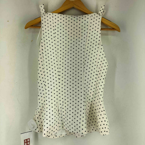 ザラ ZARA ドット リボンモチーフ ペプラムトップス レディース JPN:S