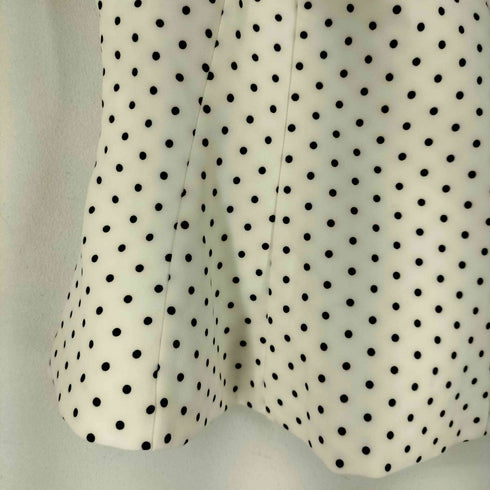 ザラ ZARA ドット リボンモチーフ ペプラムトップス レディース JPN:S