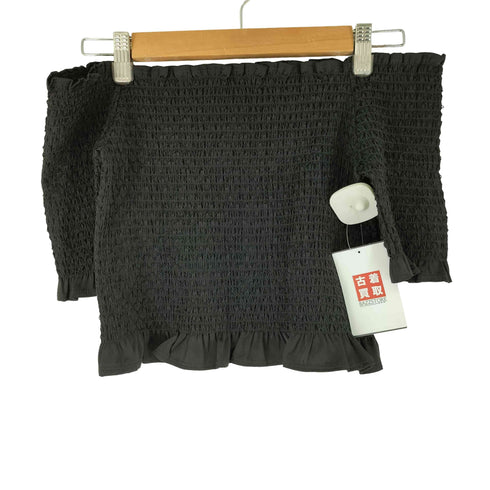 マウジー moussy ウェイビーオフショルダートップス レディース FREE