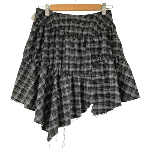 ラグアジェム LAGUA GEM FRILL CHECK スカート フリルチェックスカート レディース JPN:M