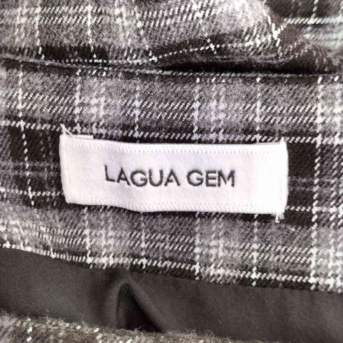 ラグアジェム LAGUA GEM FRILL CHECK スカート フリルチェックスカート レディース JPN:M