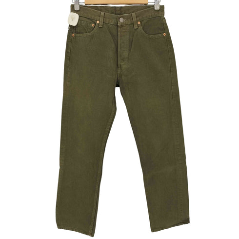 リーバイス Levis 1998年3月製 USA製 ボタン裏553 後染め 501 ティアオフタグ ボタンフライデニムパンツ メンズ W30 L34