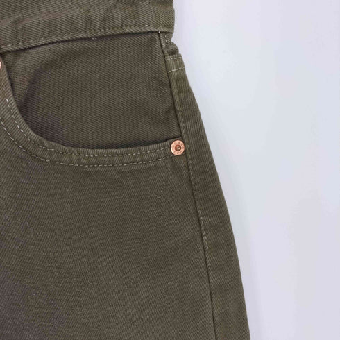 リーバイス Levis 1998年3月製 USA製 ボタン裏553 後染め 501 ティアオフタグ ボタンフライデニムパンツ メンズ W30 L34