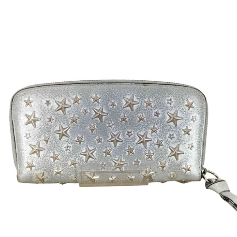 ジミーチュウ JIMMY CHOO スター スタッズ レザー 長財布 メンズ