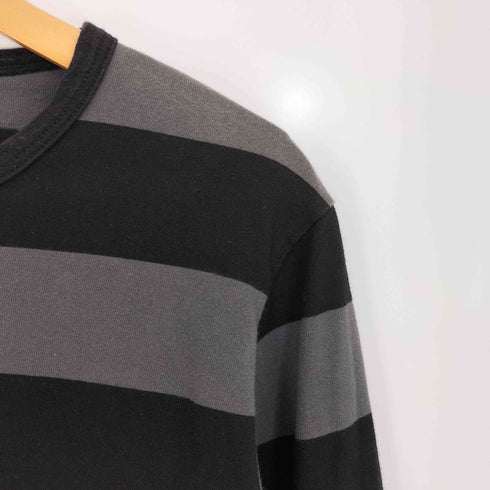 アニエスベーオム Agnes b.homme 太ボーダー コットン 長袖Tシャツ メンズ JPN:1