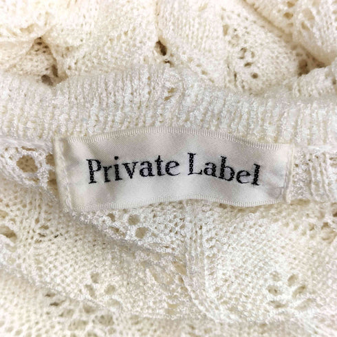 Private Label 襟付き フロントリボン カーディガン レディース JPN:M