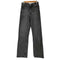 ザラ ZARA straight fit ブラックデニムパンツ レディース 34