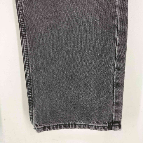 ザラ ZARA straight fit ブラックデニムパンツ レディース 34