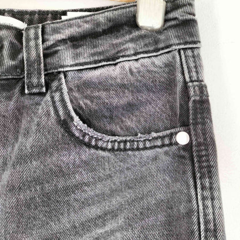 ザラ ZARA straight fit ブラックデニムパンツ レディース 34