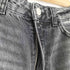 ザラ ZARA straight fit ブラックデニムパンツ レディース 34