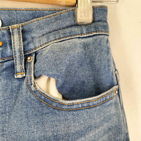 スライ SLY M.C HW STRAIGHT PT-C ストレートデニムパンツ レディース JPN:1