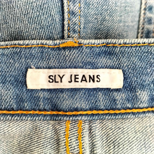 スライ SLY M.C HW STRAIGHT PT-C ストレートデニムパンツ レディース JPN:1