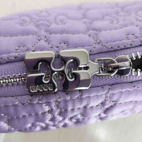 ガニー Ganni Butterfly Small POUCH SATIN レディース