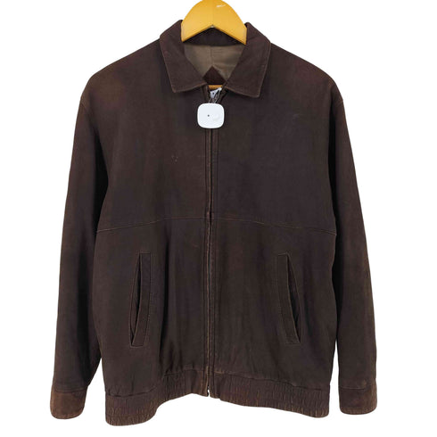 ブルックスブラザーズ BROOKS BROTHERS 80s ジップアップ スエード レザージャケット メンズ 38