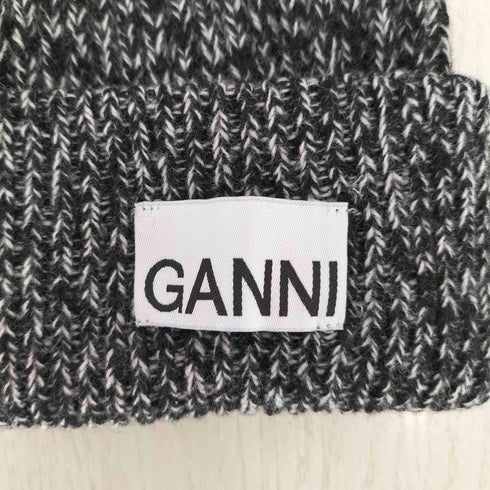 ガニー Ganni Rib Knit Beanie リブ ニット ビーニー メンズ ONE SIZE
