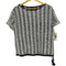 エンポリオアルマーニ EMPORIO ARMANI ドローストリング 総 織り S/S 半袖 カットソー レディース import:XS