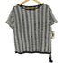 エンポリオアルマーニ EMPORIO ARMANI ドローストリング 総 織り S/S 半袖 カットソー レディース import:XS