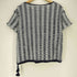 エンポリオアルマーニ EMPORIO ARMANI ドローストリング 総 織り S/S 半袖 カットソー レディース import:XS
