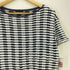 エンポリオアルマーニ EMPORIO ARMANI ドローストリング 総 織り S/S 半袖 カットソー レディース import:XS