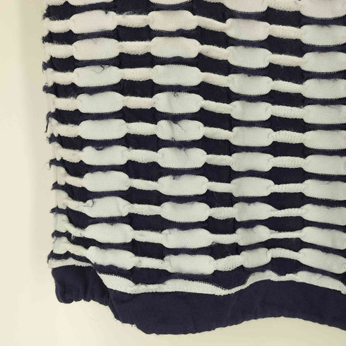 エンポリオアルマーニ EMPORIO ARMANI ドローストリング 総 織り S/S 半袖 カットソー レディース import:XS