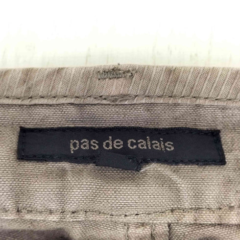 パドカレ pas de calais コットンリネンワイドパンツ メンズ 36