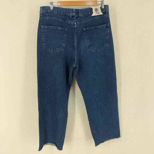 トラサルディ TRUSSARDI イタリア製 ワイド カットオフ ジップフライ デニムパンツ メンズ 38/52