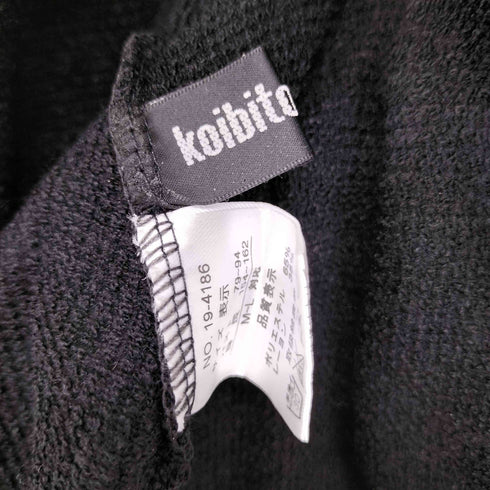 コイビトミサキ koibito misaki ボトルネック 半袖 リボンデザイン ミニワンピース レディース M-L