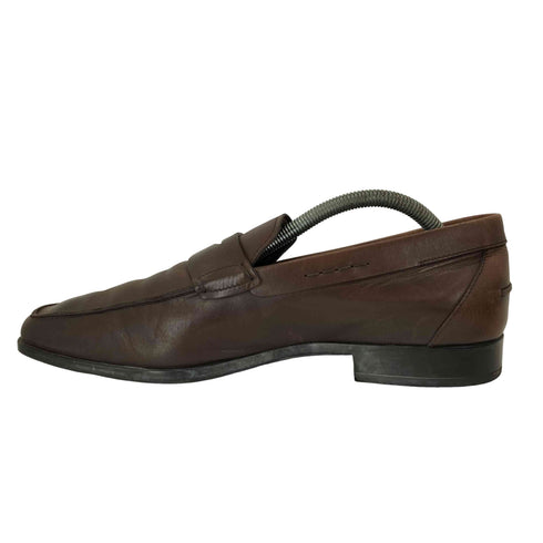 トッズ TOD’S MADE IN ITALY レザーコインローファー メンズ UK:8