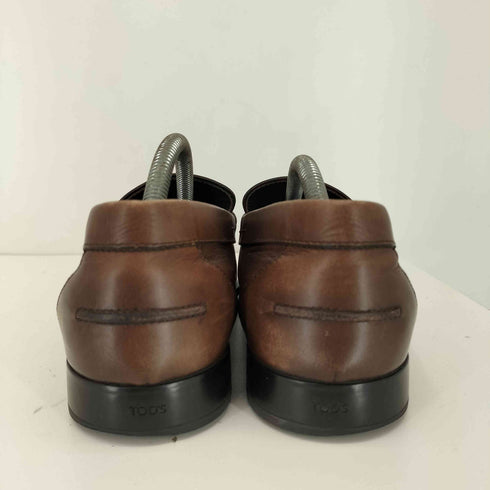トッズ TOD’S MADE IN ITALY レザーコインローファー メンズ UK:8